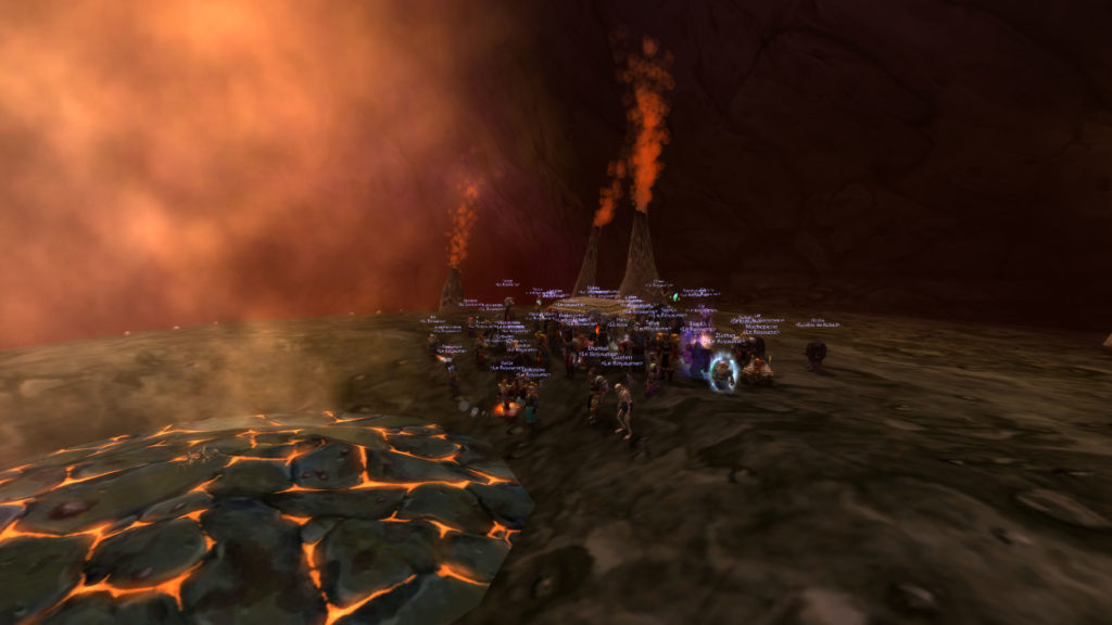 La guilde devant Majordome Executus vaincu